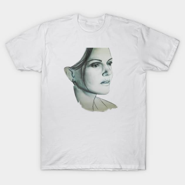 Lana Parrilla #2 T-Shirt by incloudines